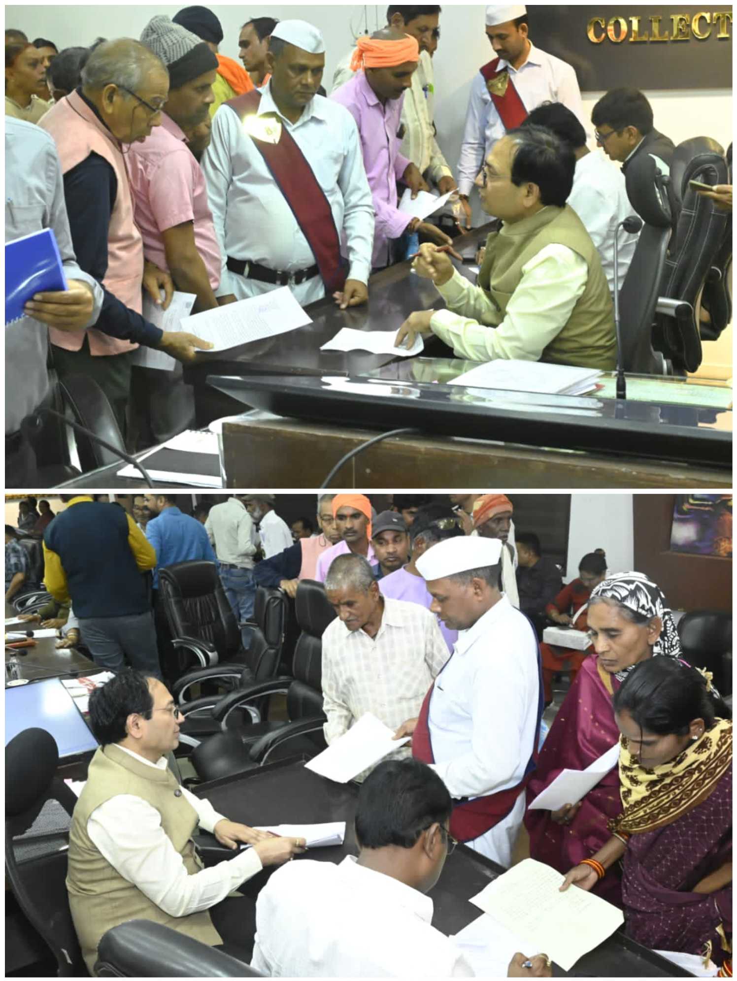 साप्ताहिक जनदर्शन में कलेक्टर संजय अग्रवाल ने सुनी ग्रामीणों की समस्याएं, अधिकारियों को दिए निर्देश